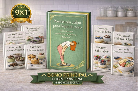 Postres que calman la ansiedad y ayudan a bajar de peso + 8 BONOS de regalo🎁